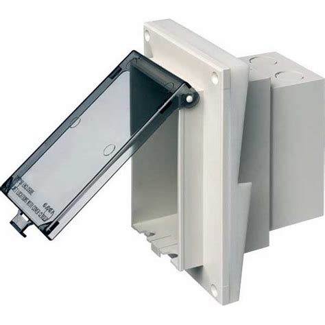 low profile electrical boxes|low profile outdoor electrical outlet.